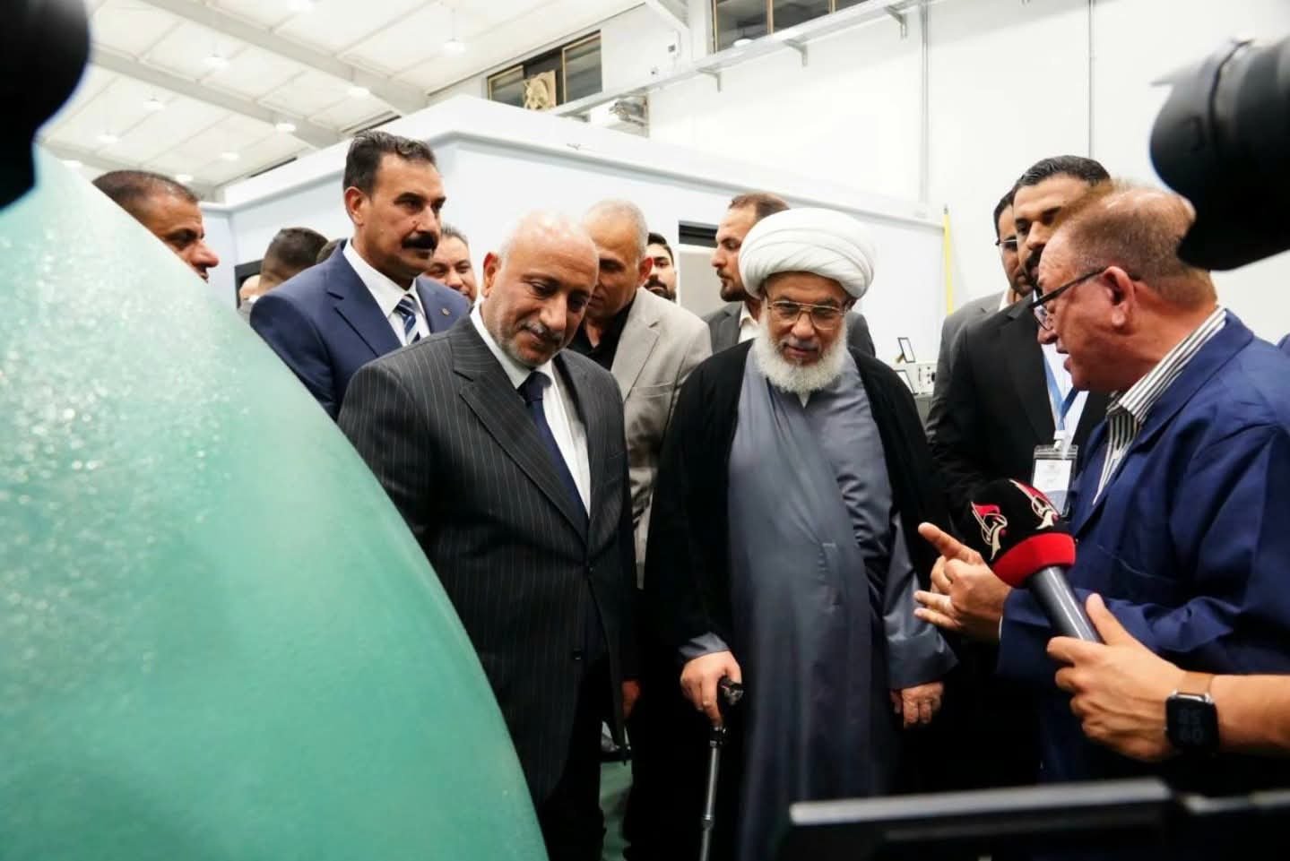 بحضور الشيخ الكربلائي.. الخطابي يشارك في افتتاح صرح جديد لدعم المشاريع الهندسية في كربلاء