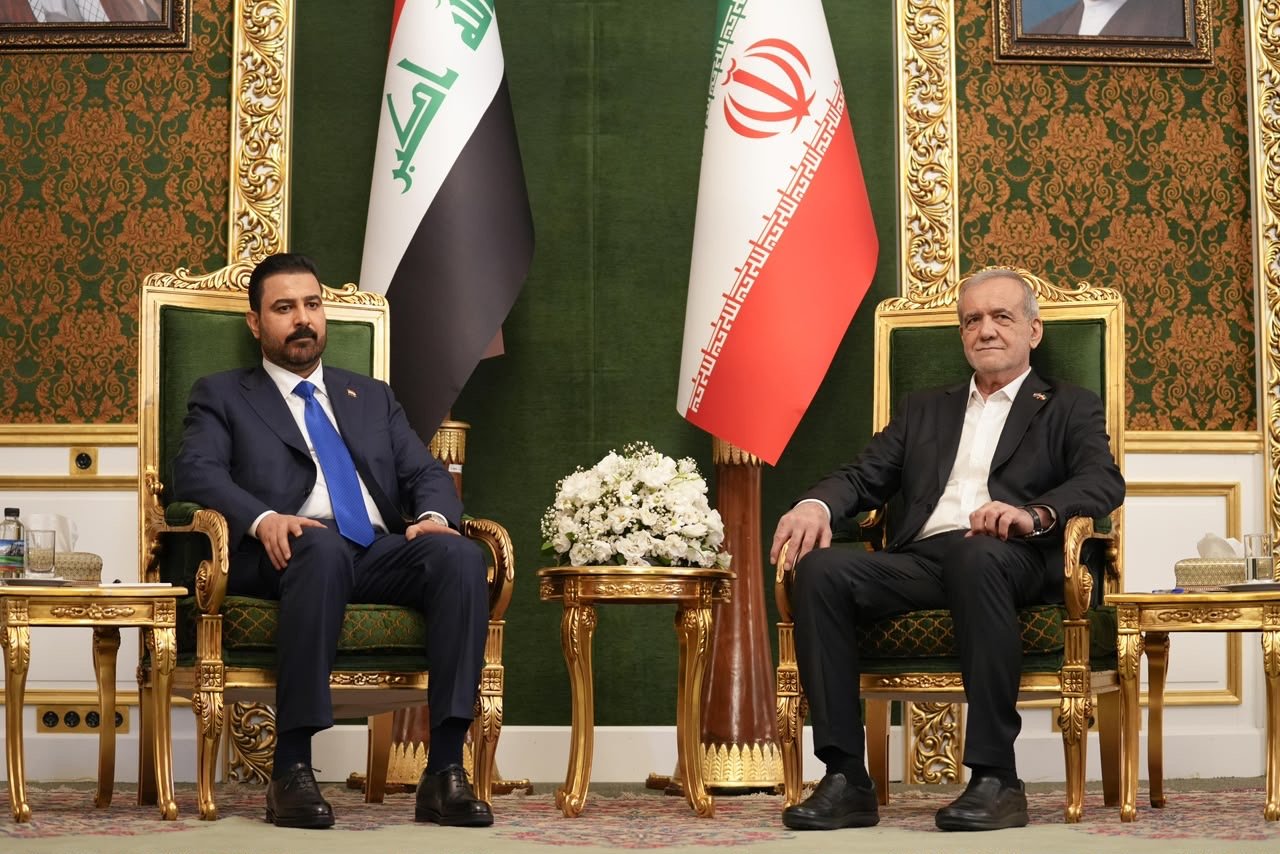 بزشكيان يستقبل الزيدي في العاصمة طهران