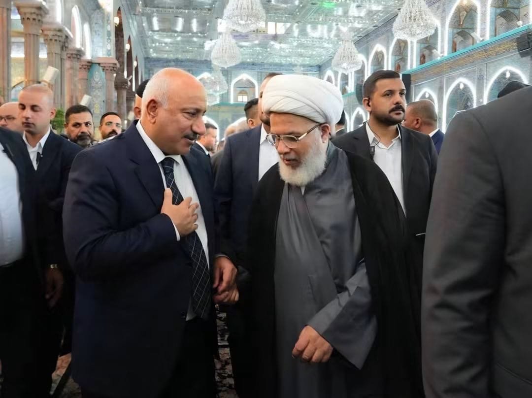 الخطابي يحضر مراسم تشييع السيد جعفر الموسوي في كربلاء المقدسة