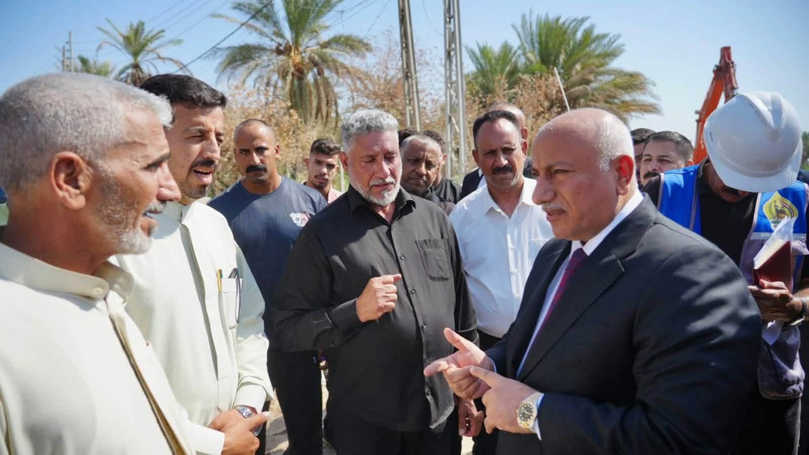 محافظ كربلاء يتابع ميدانياً مشروع مبزل الكرة/3 ويشدد على سرعة الإنجاز